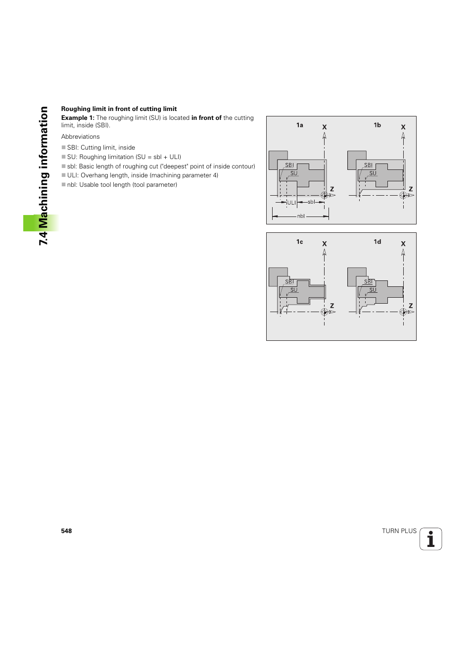 4 mac h ining inf o rm ation | HEIDENHAIN SW 54843x-02 DIN Programming User Manual | Page 548 / 601