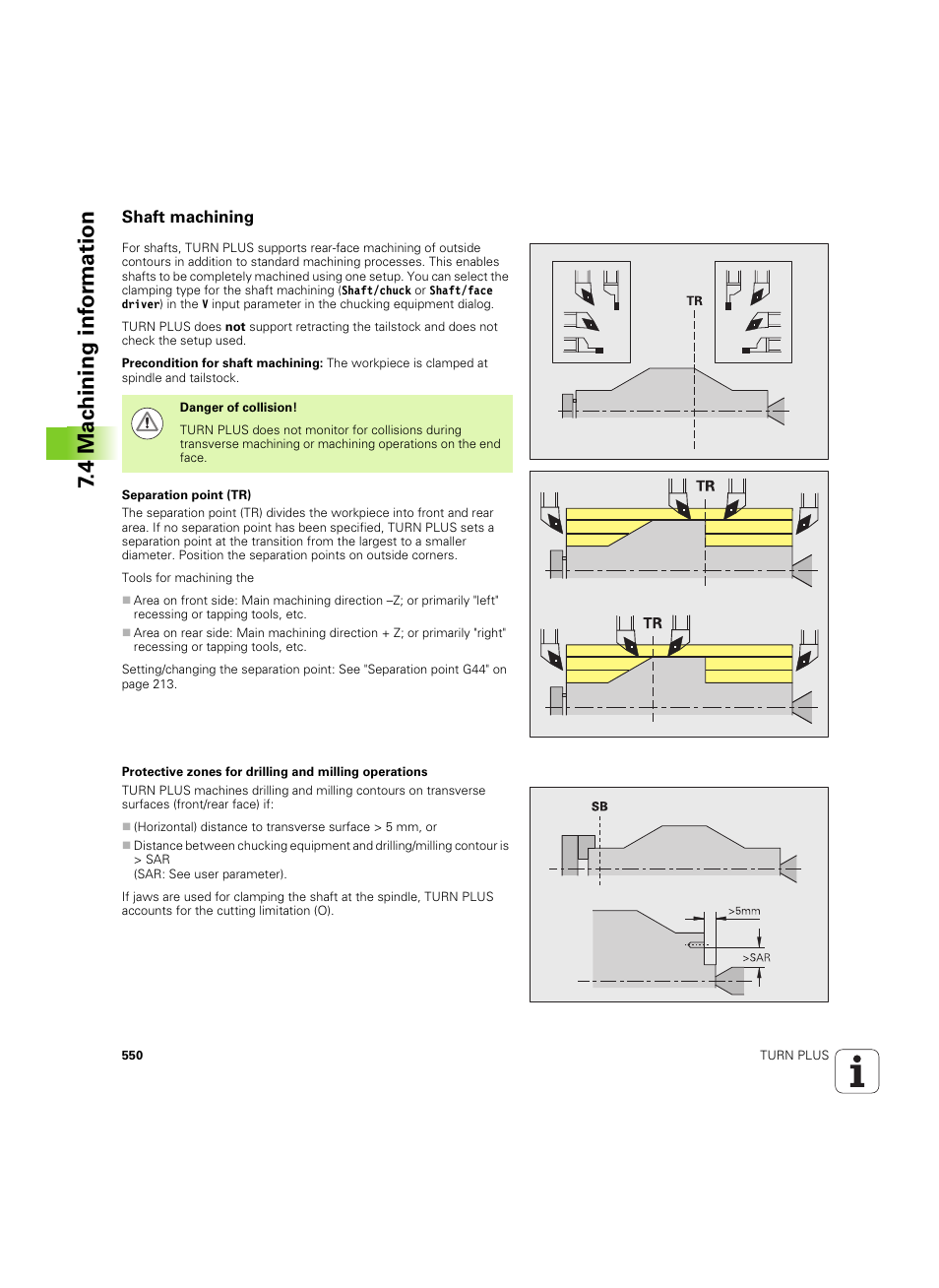Shaft machining, 4 mac h ining inf o rm ation | HEIDENHAIN SW 54843x-02 DIN Programming User Manual | Page 550 / 601