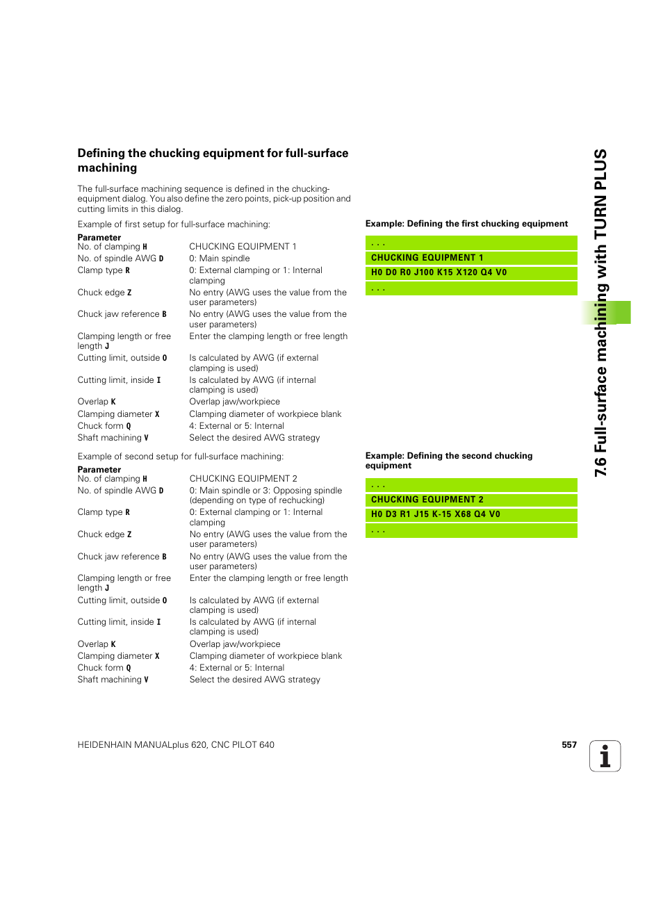 6 f u ll-surf ace mac h ining with turn plus | HEIDENHAIN SW 54843x-02 DIN Programming User Manual | Page 557 / 601