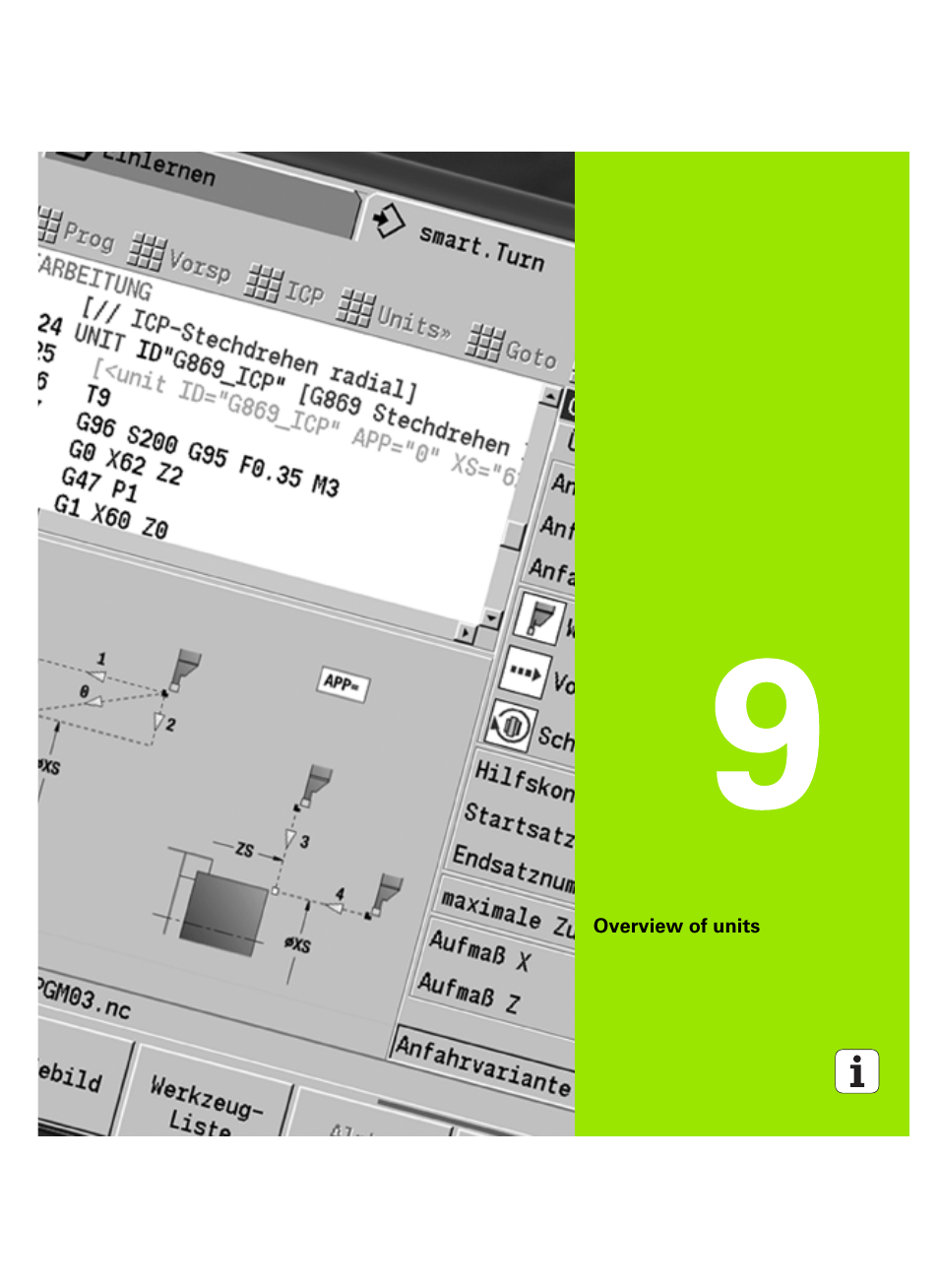 Overview of units, 9 overview of units | HEIDENHAIN SW 54843x-02 DIN Programming User Manual | Page 569 / 601