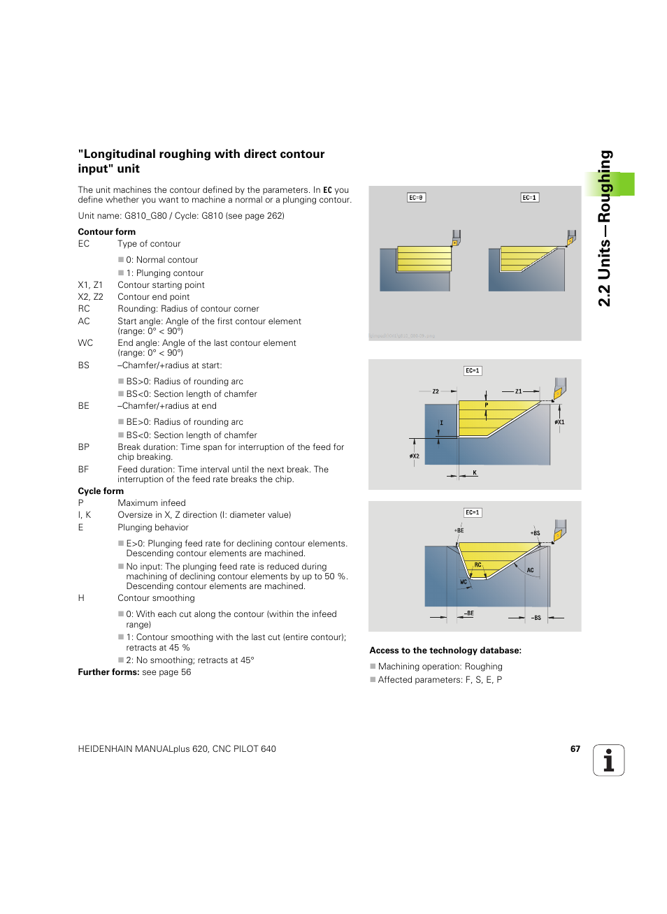 2 units—roughing | HEIDENHAIN SW 54843x-02 DIN Programming User Manual | Page 67 / 601