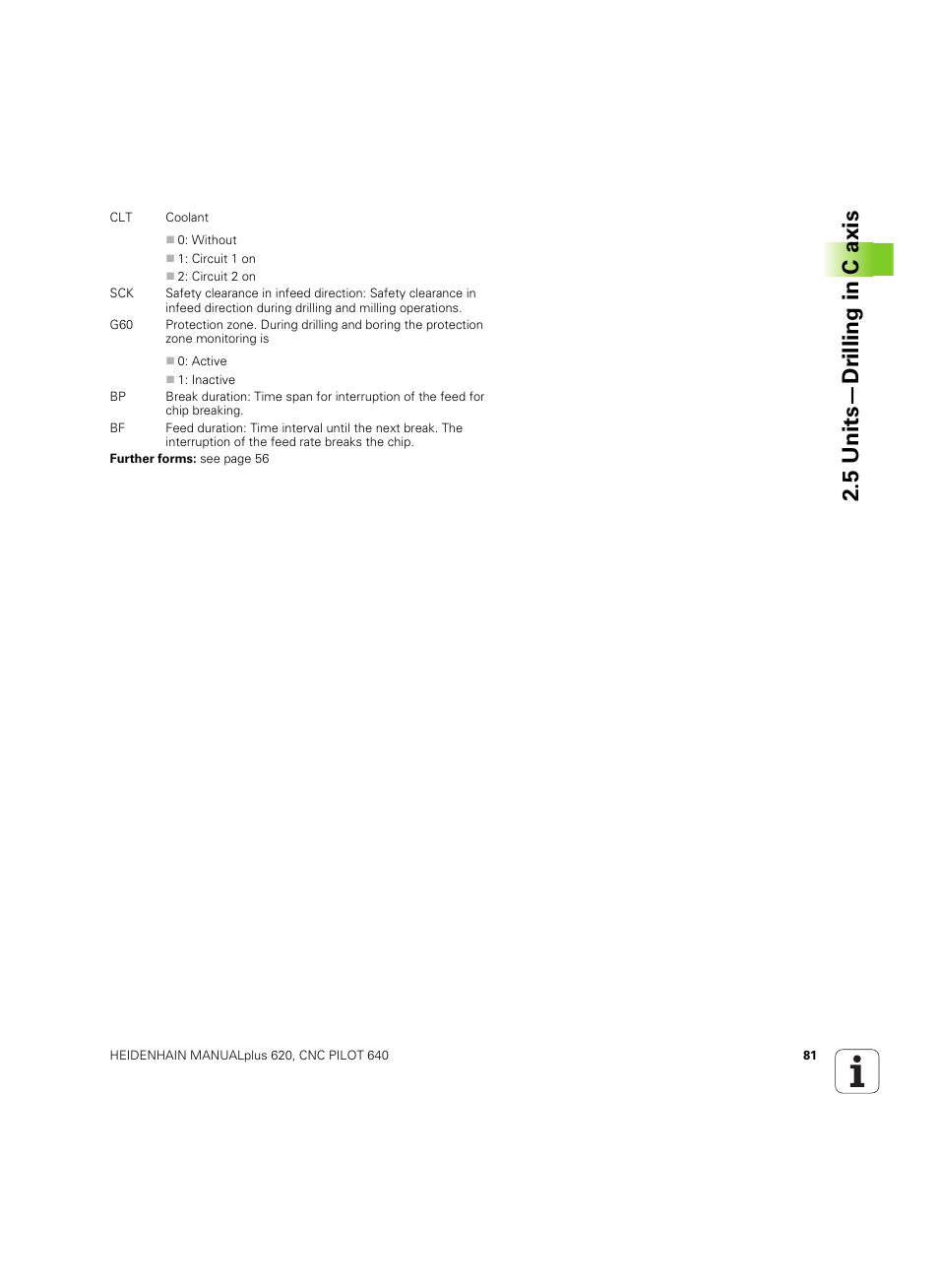 5 units—dr illing in c axis | HEIDENHAIN SW 54843x-02 DIN Programming User Manual | Page 81 / 601