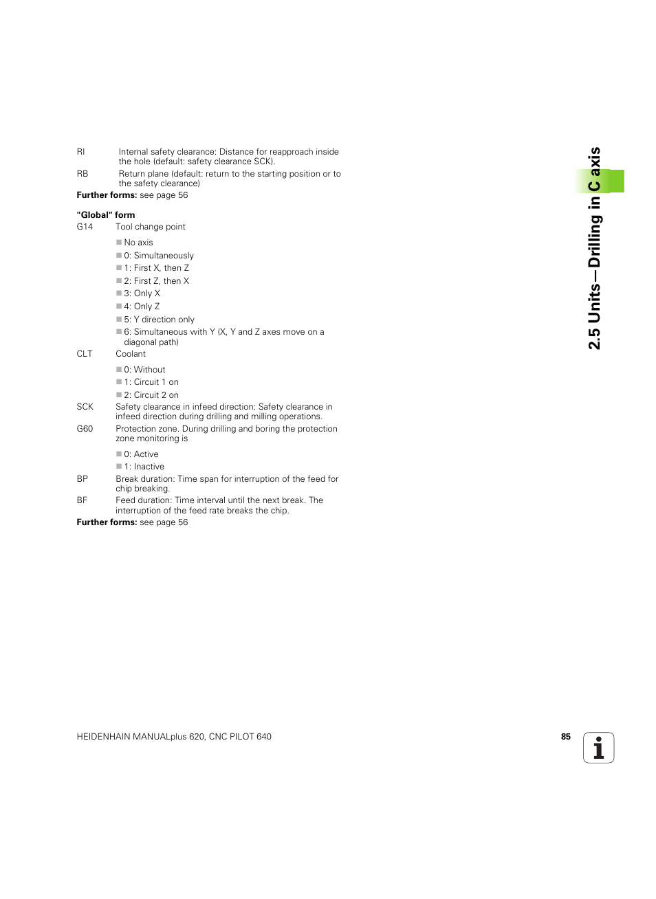 5 units—dr illing in c axis | HEIDENHAIN SW 54843x-02 DIN Programming User Manual | Page 85 / 601