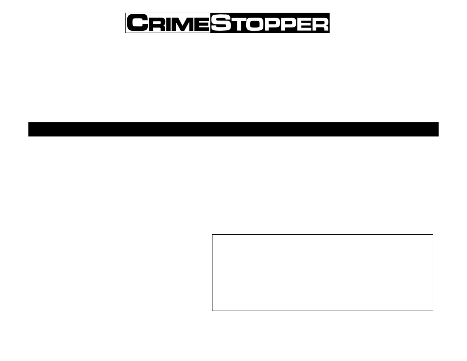Crimestopper Security Products CS-2016DPII-FM User Manual | 20 pages