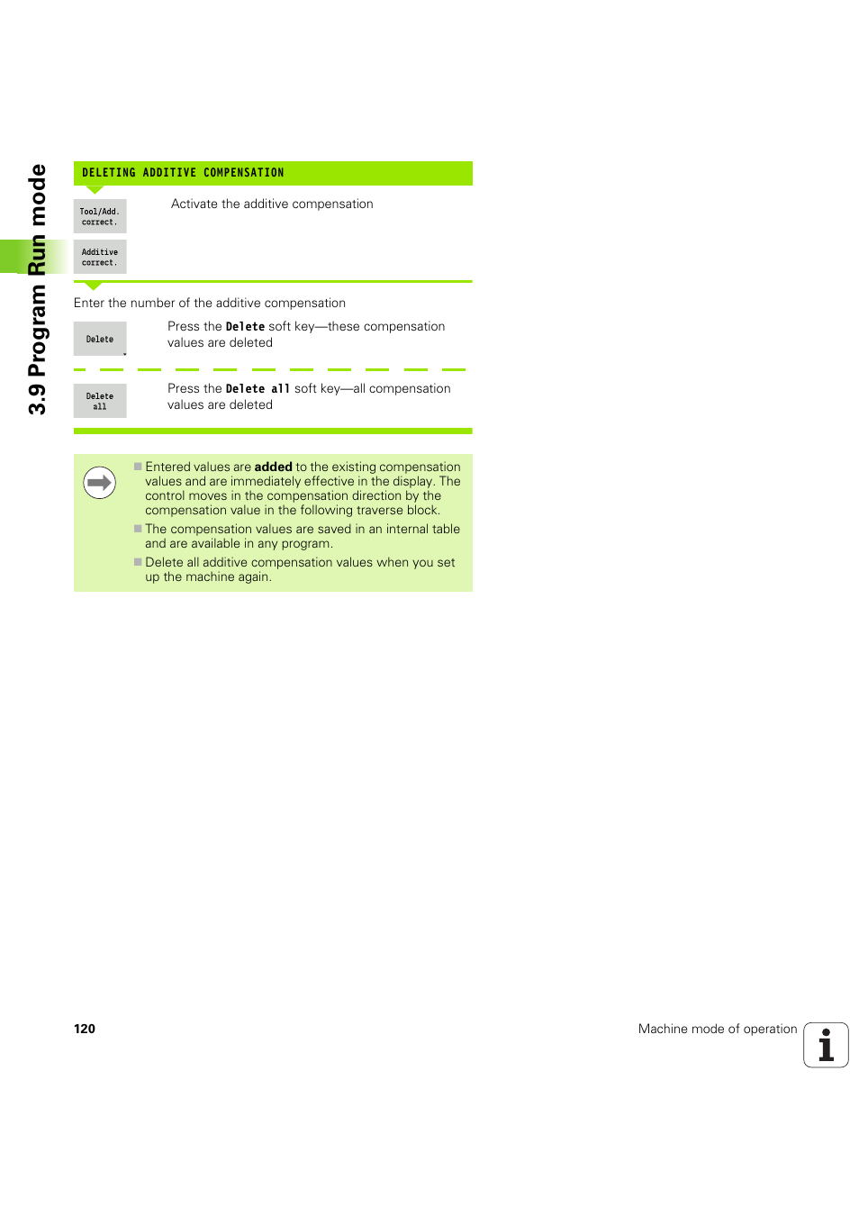 9 pr ogr am run mode | HEIDENHAIN SW 54843x-03 User Manual | Page 120 / 656