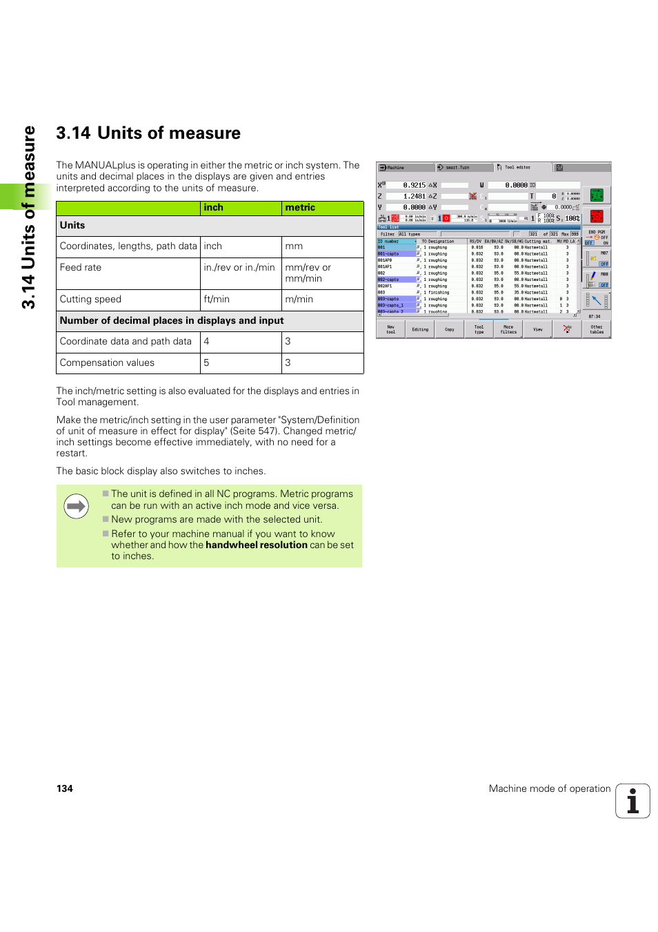 14 units of measure | HEIDENHAIN SW 54843x-03 User Manual | Page 134 / 656