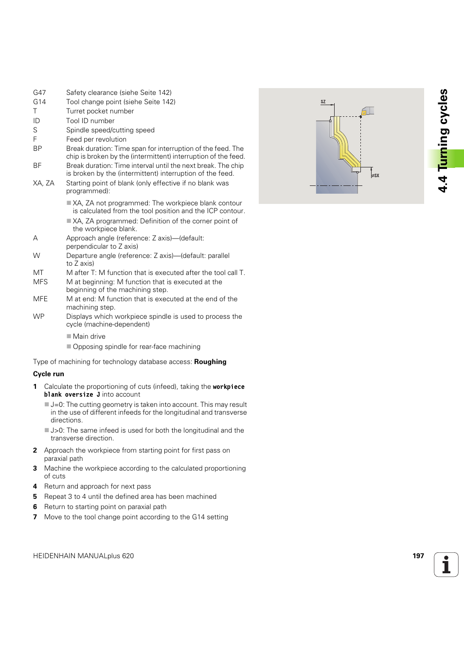 4 t u rn ing cy cles | HEIDENHAIN SW 54843x-03 User Manual | Page 197 / 656