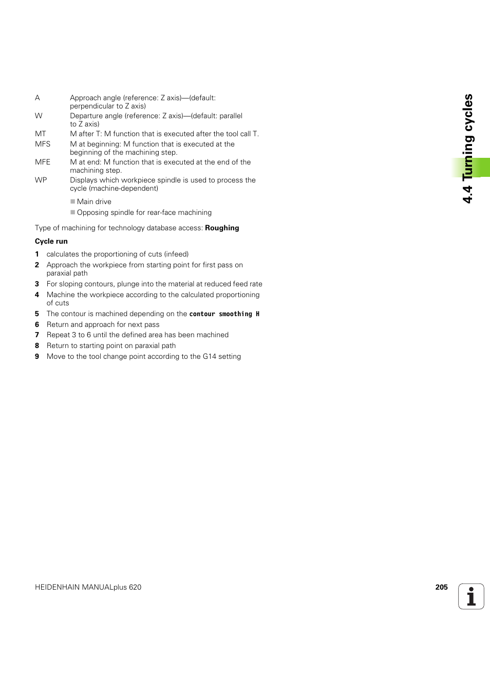 4 t u rn ing cy cles | HEIDENHAIN SW 54843x-03 User Manual | Page 205 / 656