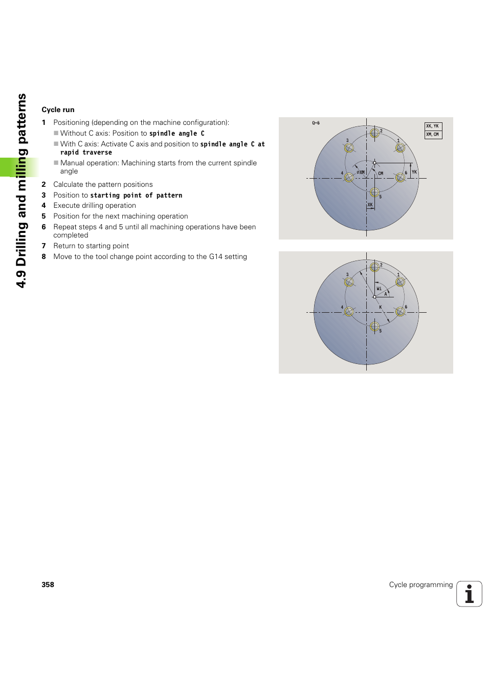 9 dr illing and milling pat ter ns | HEIDENHAIN SW 54843x-03 User Manual | Page 358 / 656