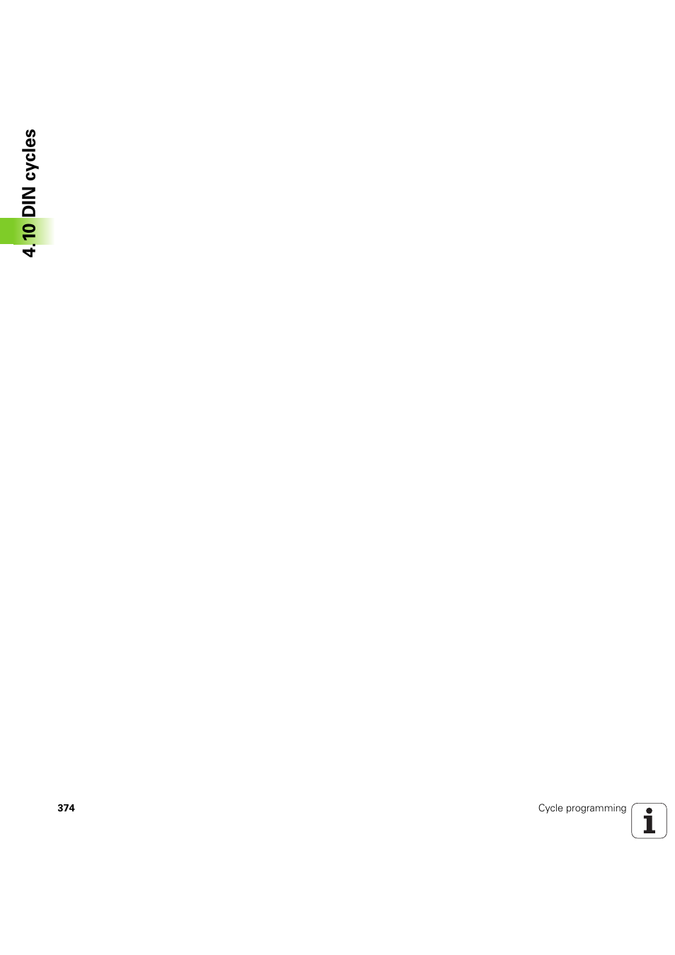 1 0 din cy cles | HEIDENHAIN SW 54843x-03 User Manual | Page 374 / 656
