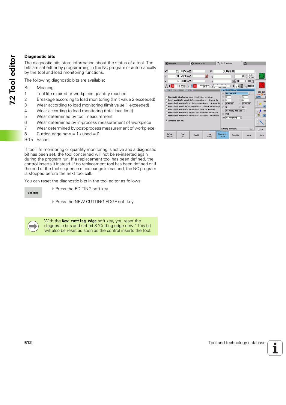 2 t ool edit or | HEIDENHAIN SW 54843x-03 User Manual | Page 512 / 656