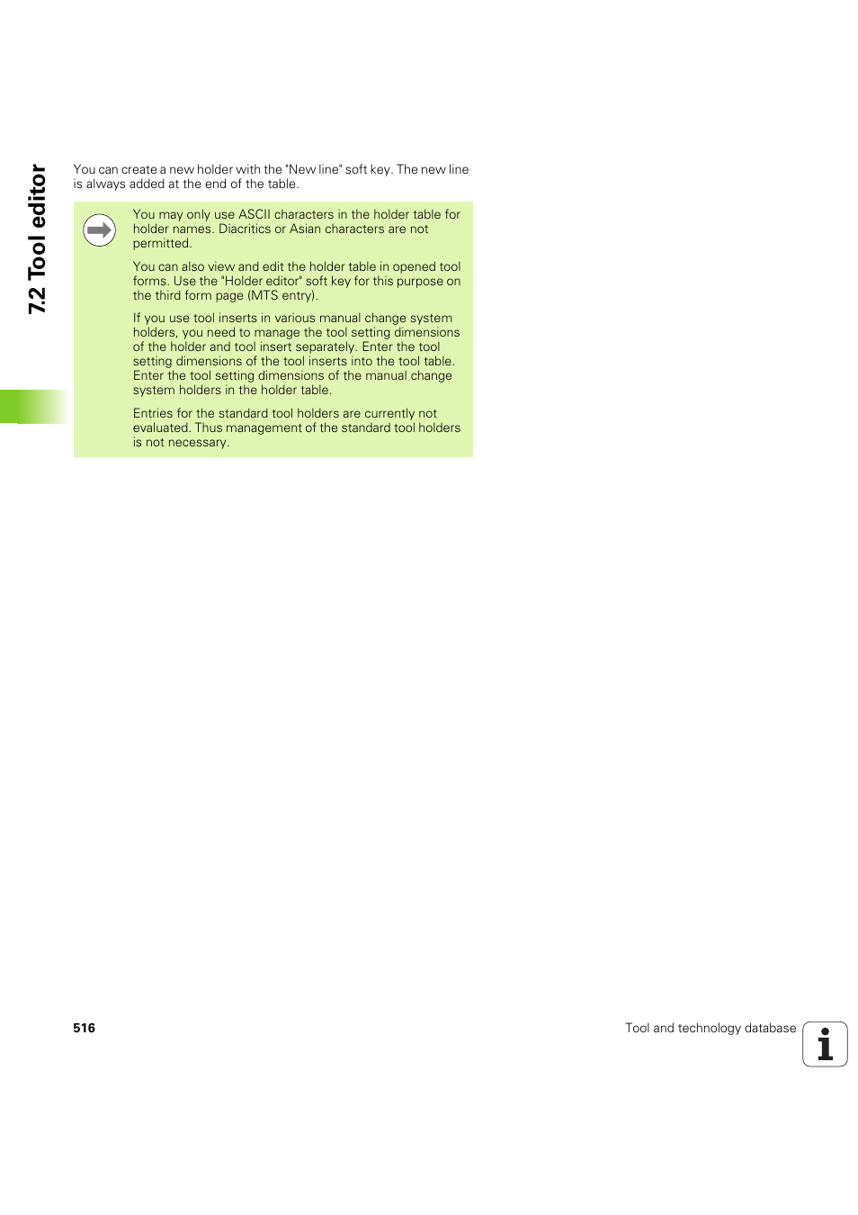 2 t ool edit or | HEIDENHAIN SW 54843x-03 User Manual | Page 516 / 656