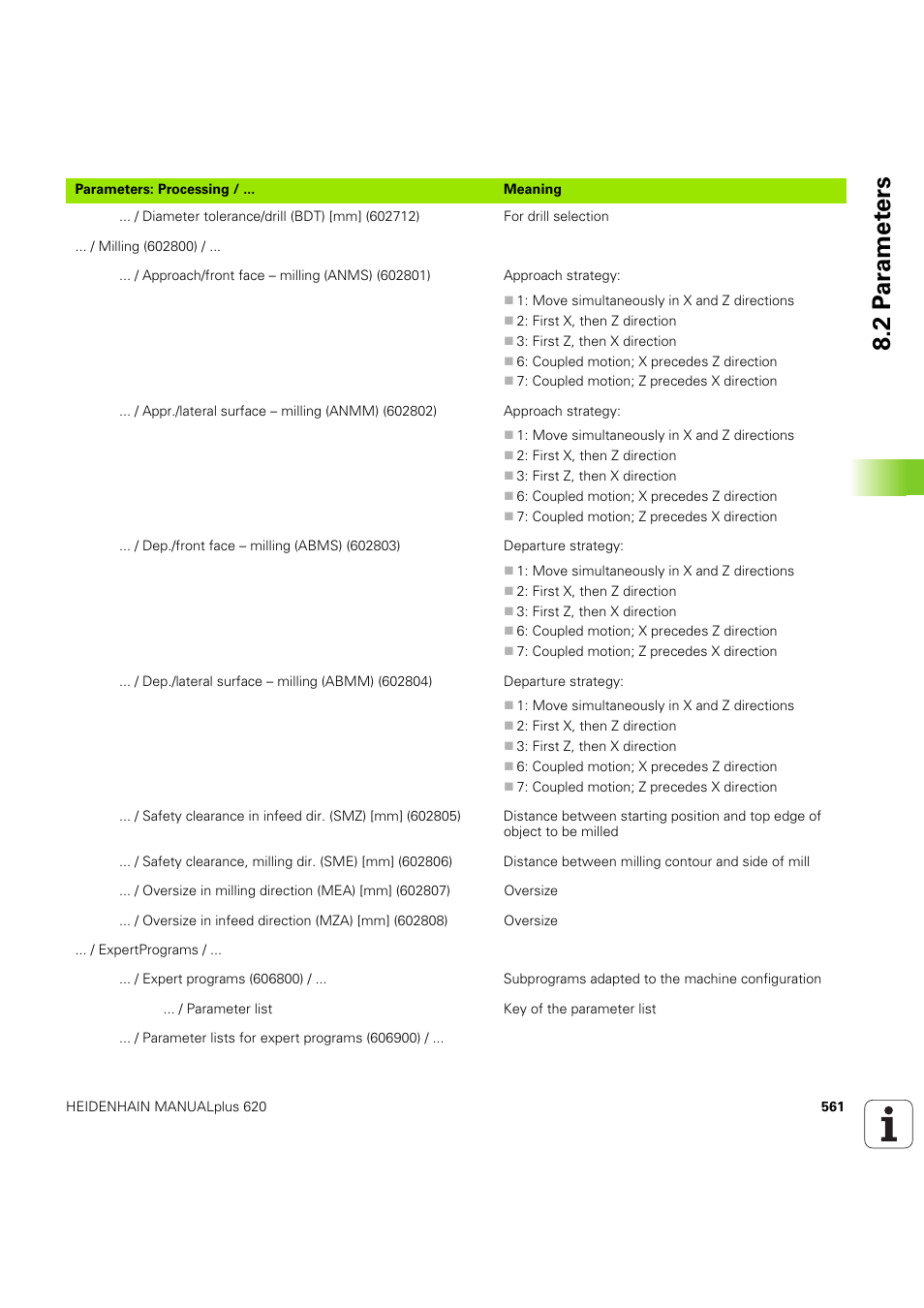2 p a ra met e rs | HEIDENHAIN SW 54843x-03 User Manual | Page 561 / 656
