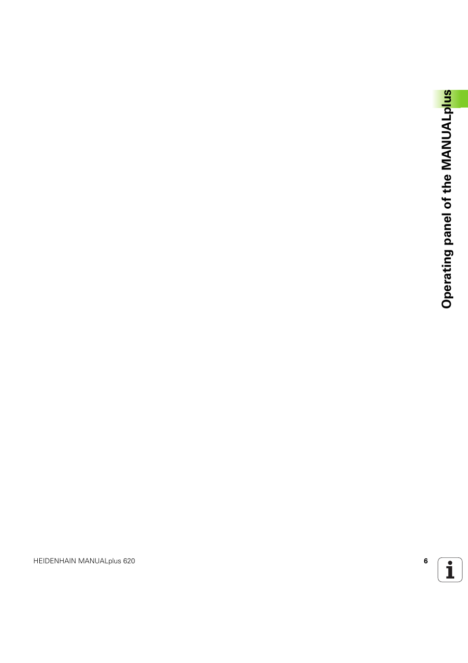 Oper ating panel of the manu alplus | HEIDENHAIN SW 54843x-03 User Manual | Page 6 / 656
