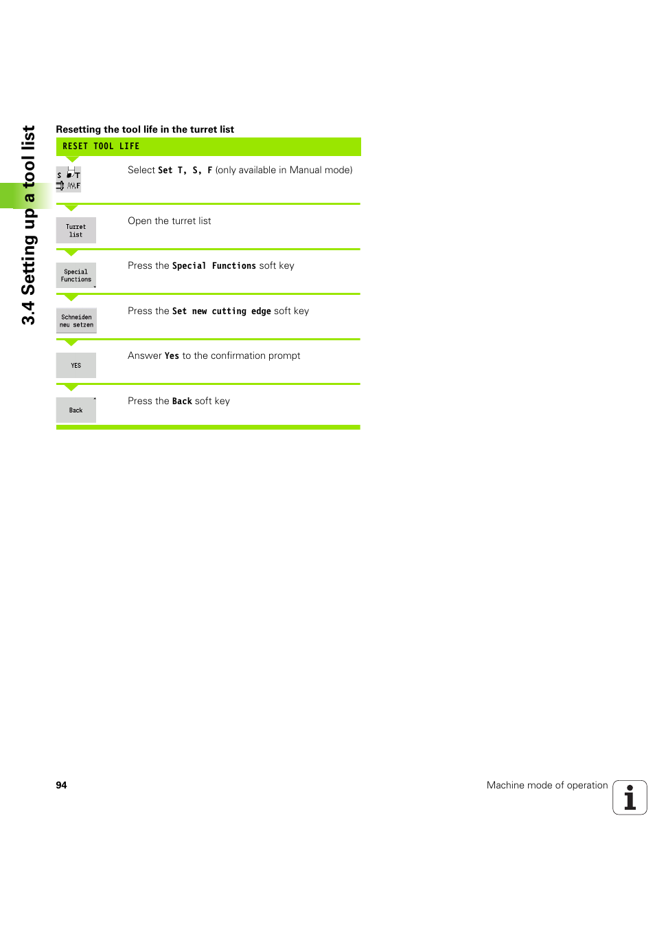 4 set ting up a t ool list | HEIDENHAIN SW 54843x-03 User Manual | Page 94 / 656