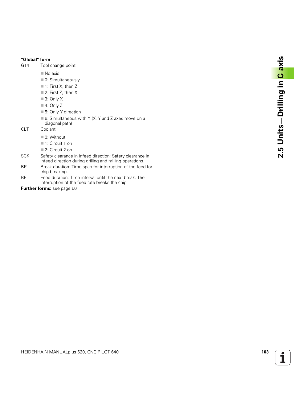 5 units—dr illing in c axis | HEIDENHAIN SW 54843x-03 DIN Programming User Manual | Page 103 / 622