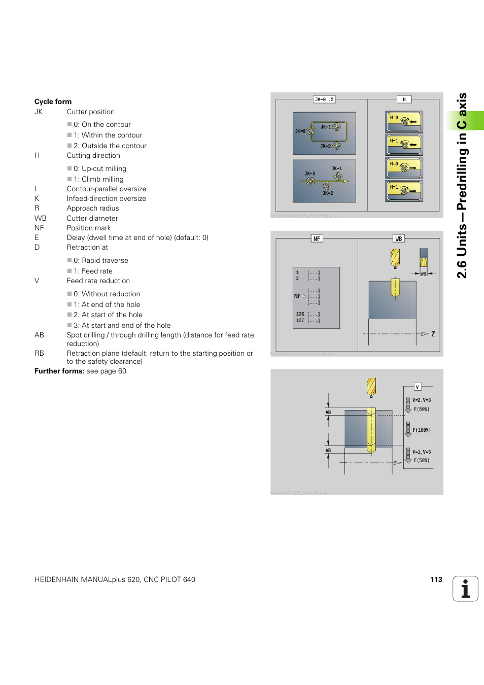 6 units—pr e dr illing in c axis | HEIDENHAIN SW 54843x-03 DIN Programming User Manual | Page 113 / 622