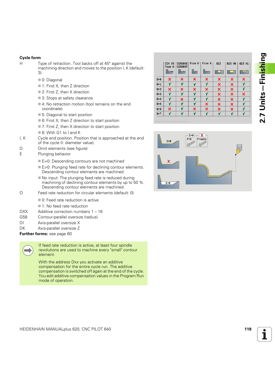 7 units—finishing | HEIDENHAIN SW 54843x-03 DIN Programming User Manual | Page 119 / 622