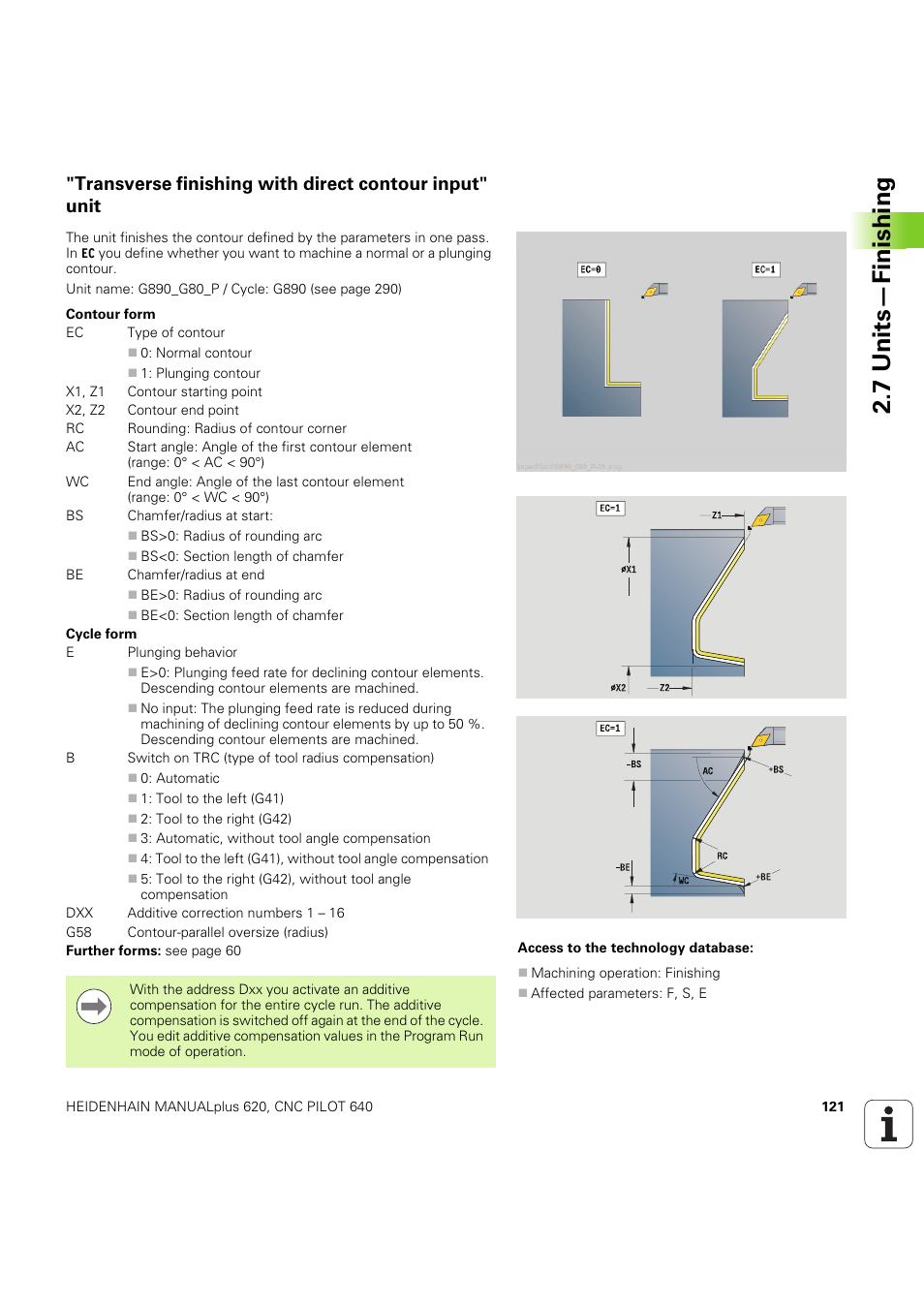 7 units—finishing | HEIDENHAIN SW 54843x-03 DIN Programming User Manual | Page 121 / 622