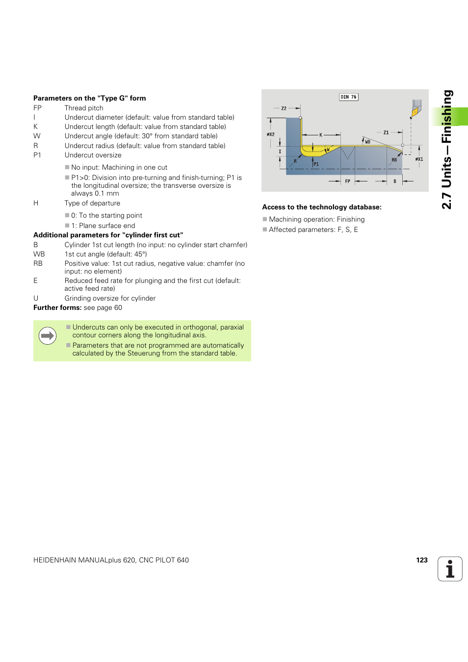 7 units—finishing | HEIDENHAIN SW 54843x-03 DIN Programming User Manual | Page 123 / 622