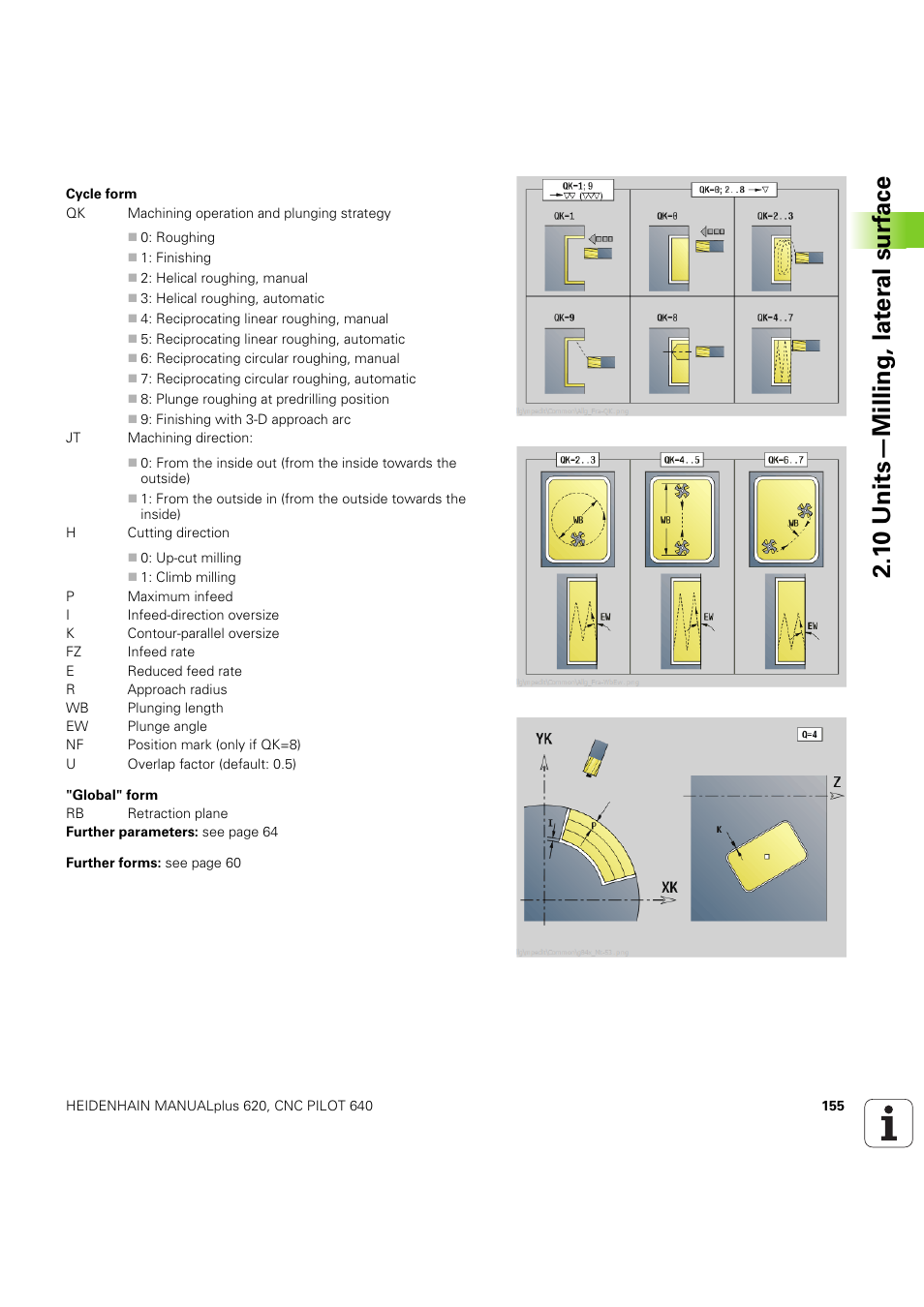 1 0 units—milling, lat e ra l surf ace | HEIDENHAIN SW 54843x-03 DIN Programming User Manual | Page 155 / 622