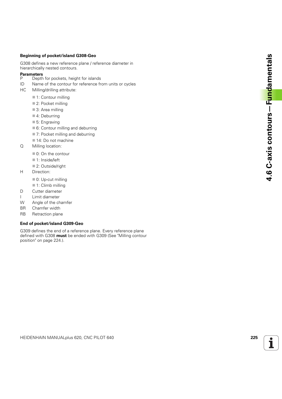 6 c-axis cont ours—f undamentals | HEIDENHAIN SW 54843x-03 DIN Programming User Manual | Page 225 / 622