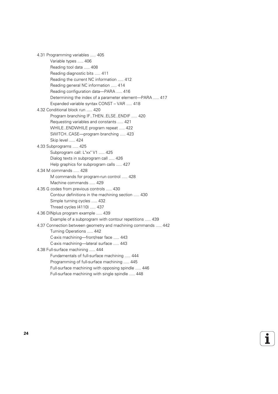 HEIDENHAIN SW 54843x-03 DIN Programming User Manual | Page 24 / 622