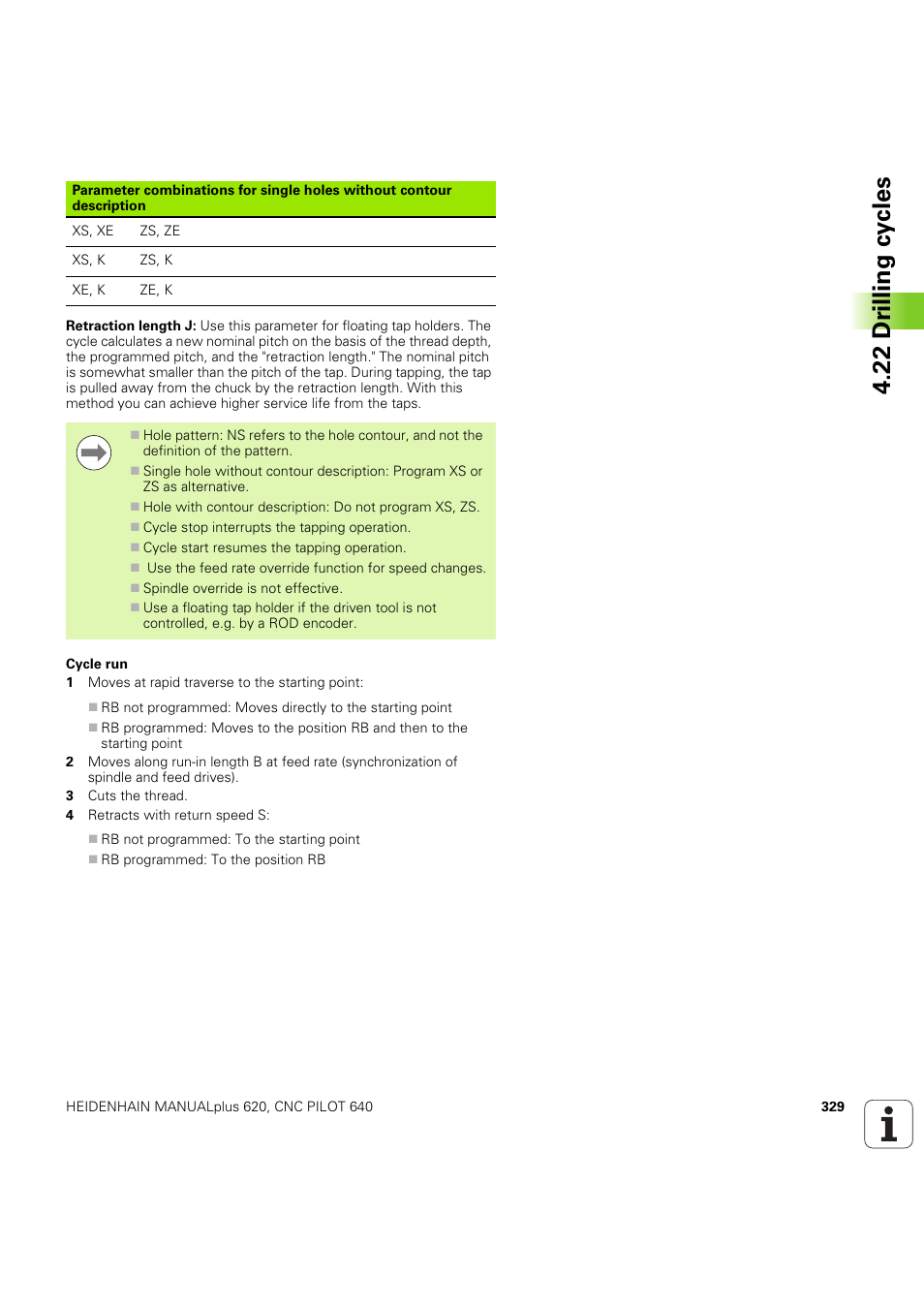 22 dr illing cy cles | HEIDENHAIN SW 54843x-03 DIN Programming User Manual | Page 329 / 622