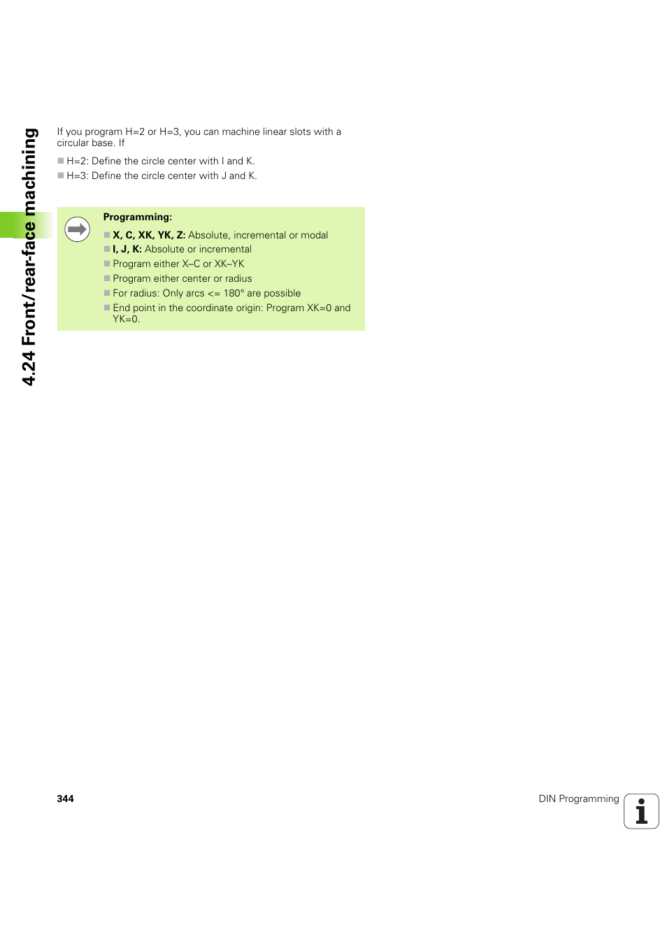 24 f ront/r ear -f ace mac h ining | HEIDENHAIN SW 54843x-03 DIN Programming User Manual | Page 344 / 622