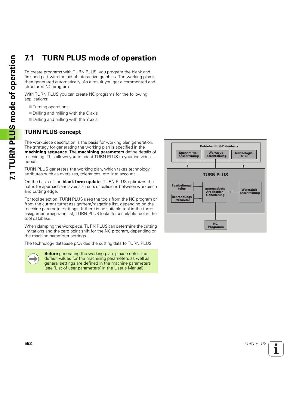 1 turn plus mode of operation, Turn plus concept | HEIDENHAIN SW 54843x-03 DIN Programming User Manual | Page 552 / 622