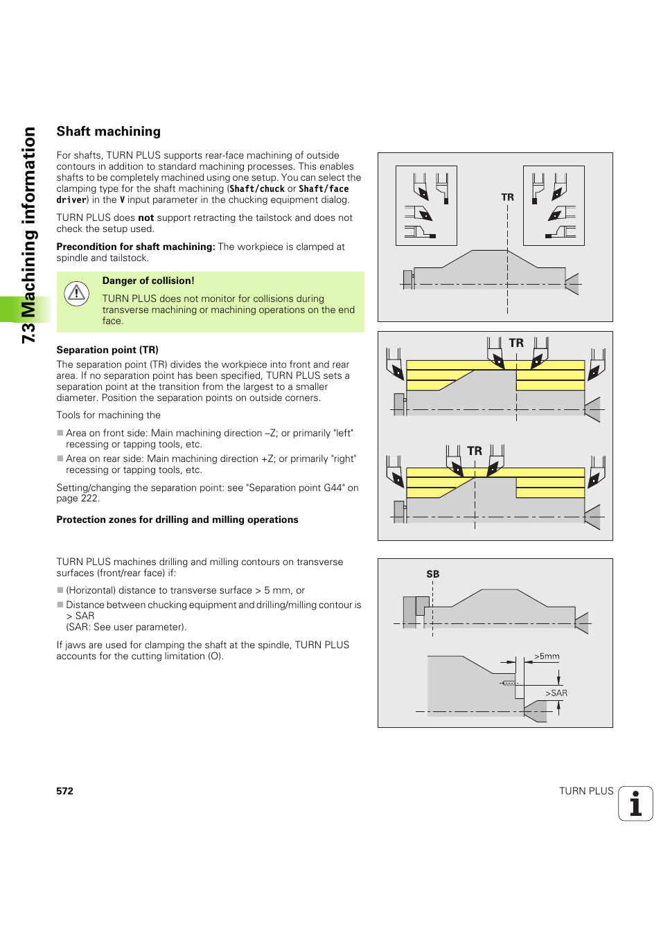 Shaft machining, 3 mac h ining inf o rm ation | HEIDENHAIN SW 54843x-03 DIN Programming User Manual | Page 572 / 622