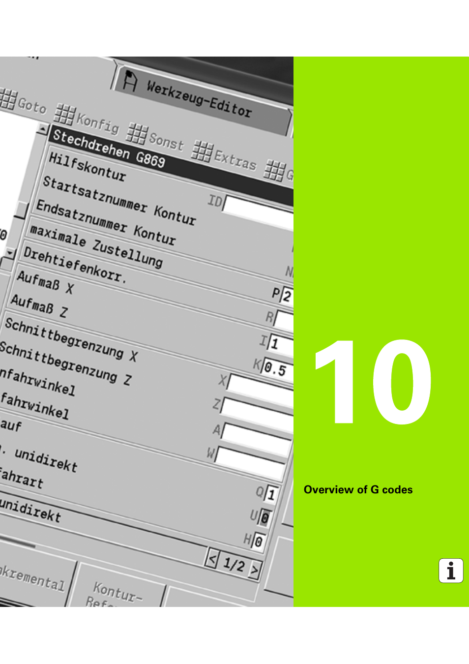Overview of g codes, 10 overview of g codes | HEIDENHAIN SW 54843x-03 DIN Programming User Manual | Page 603 / 622