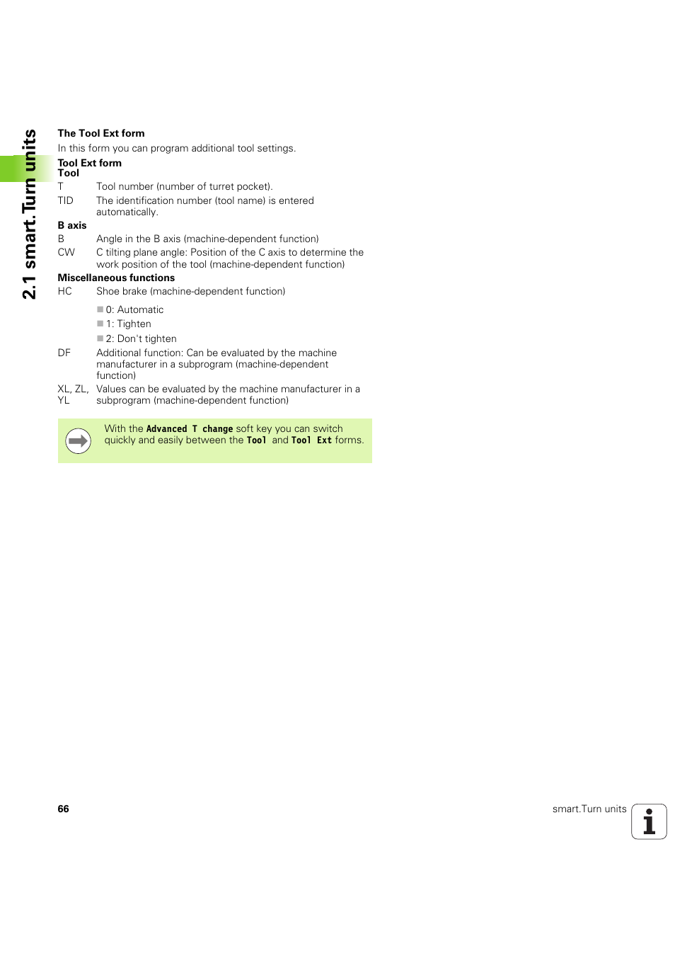 1 smar t.t u rn units | HEIDENHAIN SW 54843x-03 DIN Programming User Manual | Page 66 / 622