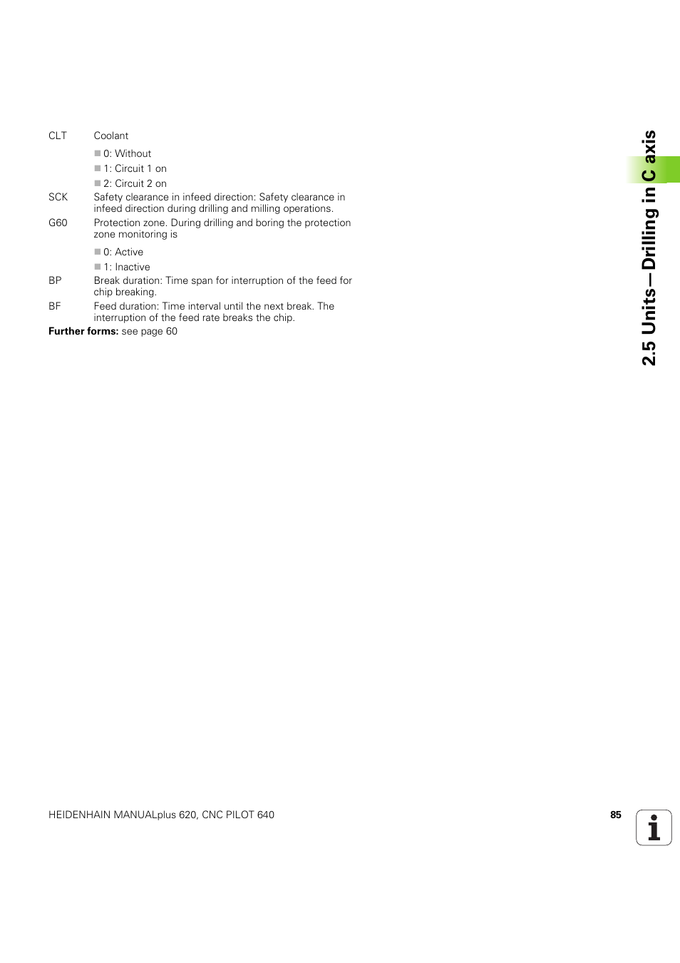 5 units—dr illing in c axis | HEIDENHAIN SW 54843x-03 DIN Programming User Manual | Page 85 / 622