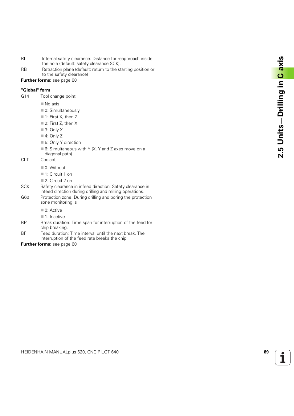 5 units—dr illing in c axis | HEIDENHAIN SW 54843x-03 DIN Programming User Manual | Page 89 / 622