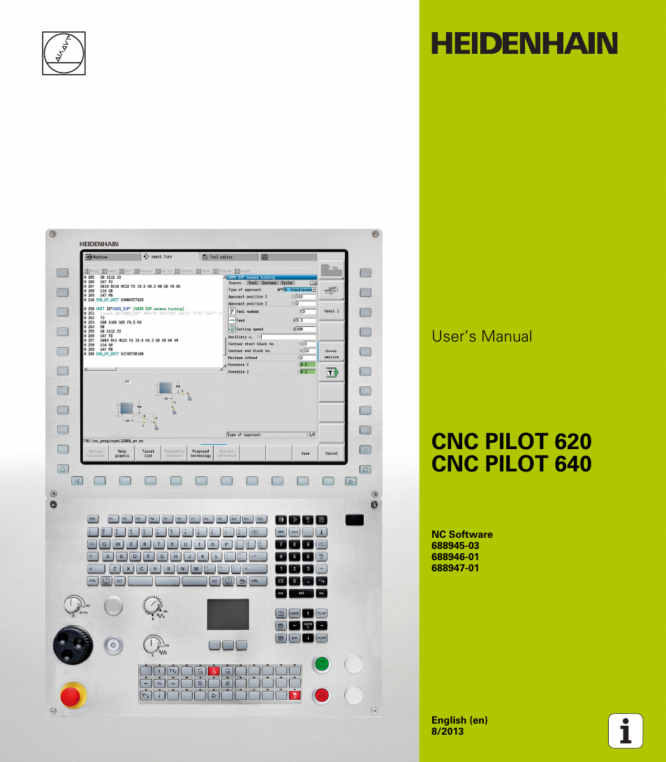 HEIDENHAIN SW 688945-03 User Manual | 599 pages