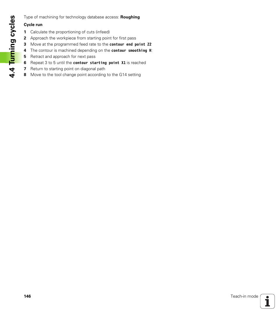4 t u rn ing cy cles | HEIDENHAIN SW 688945-03 User Manual | Page 146 / 599
