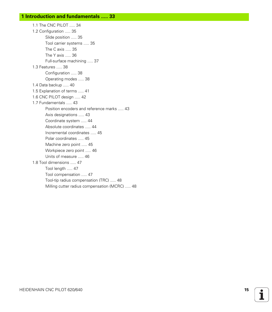 1 introduction and fundamentals | HEIDENHAIN SW 688945-03 User Manual | Page 15 / 599