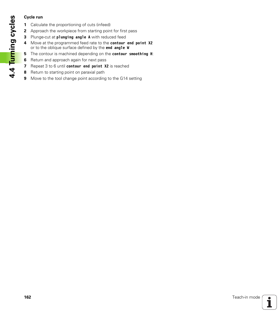 4 t u rn ing cy cles | HEIDENHAIN SW 688945-03 User Manual | Page 162 / 599