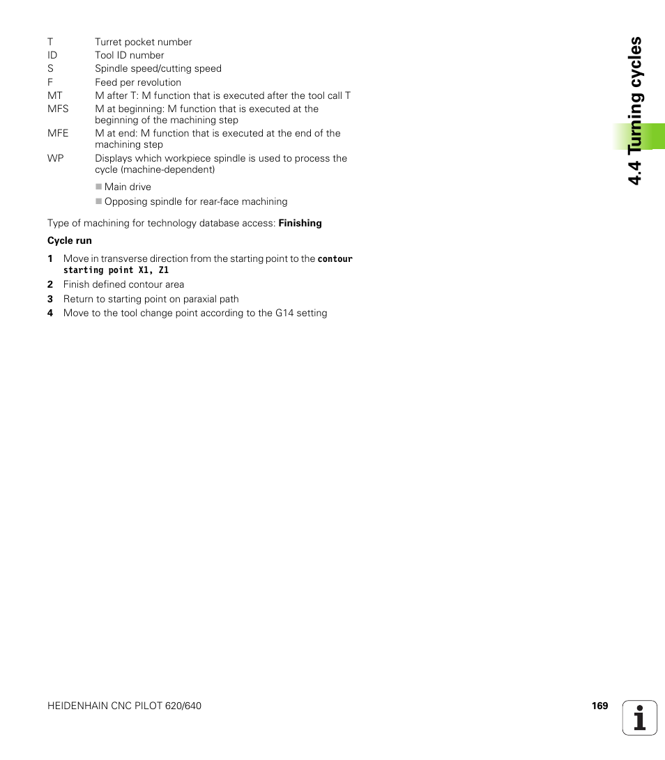 4 t u rn ing cy cles | HEIDENHAIN SW 688945-03 User Manual | Page 169 / 599