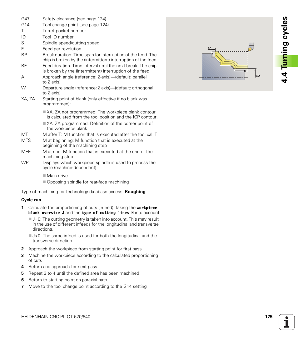 4 t u rn ing cy cles | HEIDENHAIN SW 688945-03 User Manual | Page 175 / 599