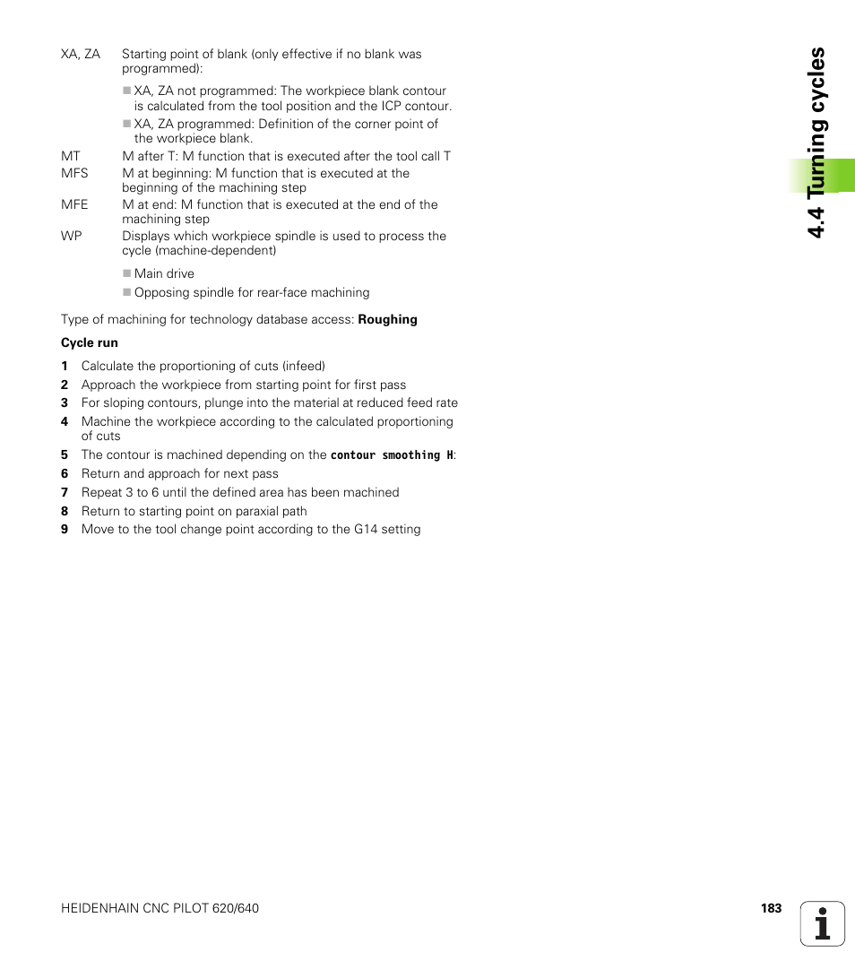 4 t u rn ing cy cles | HEIDENHAIN SW 688945-03 User Manual | Page 183 / 599