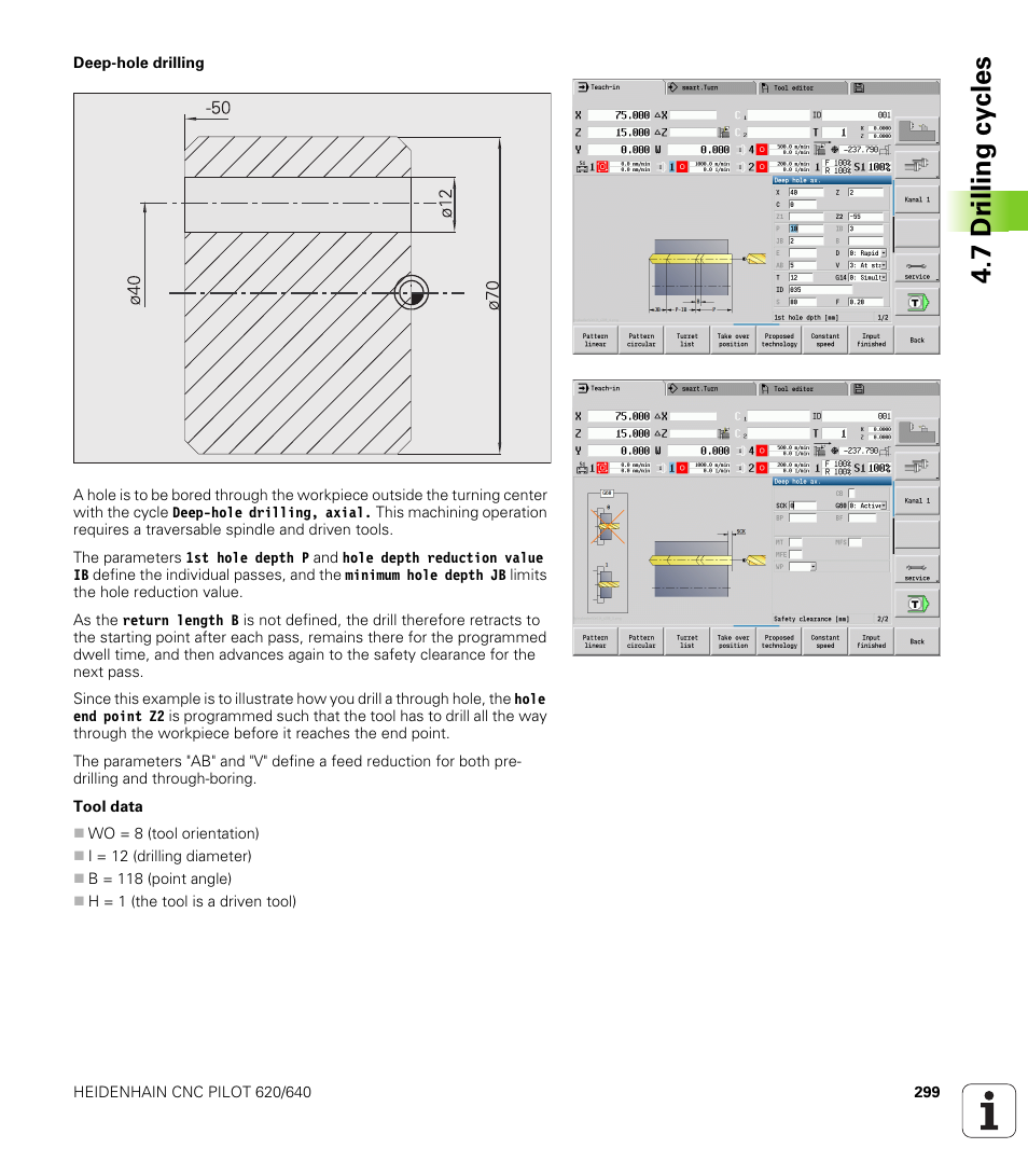 7 dr illing cy cles | HEIDENHAIN SW 688945-03 User Manual | Page 299 / 599