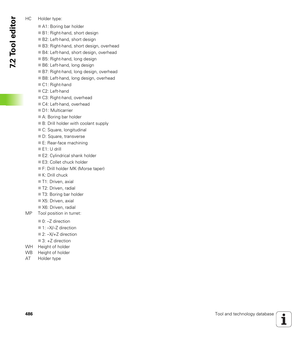 2 t ool edit or | HEIDENHAIN SW 688945-03 User Manual | Page 486 / 599