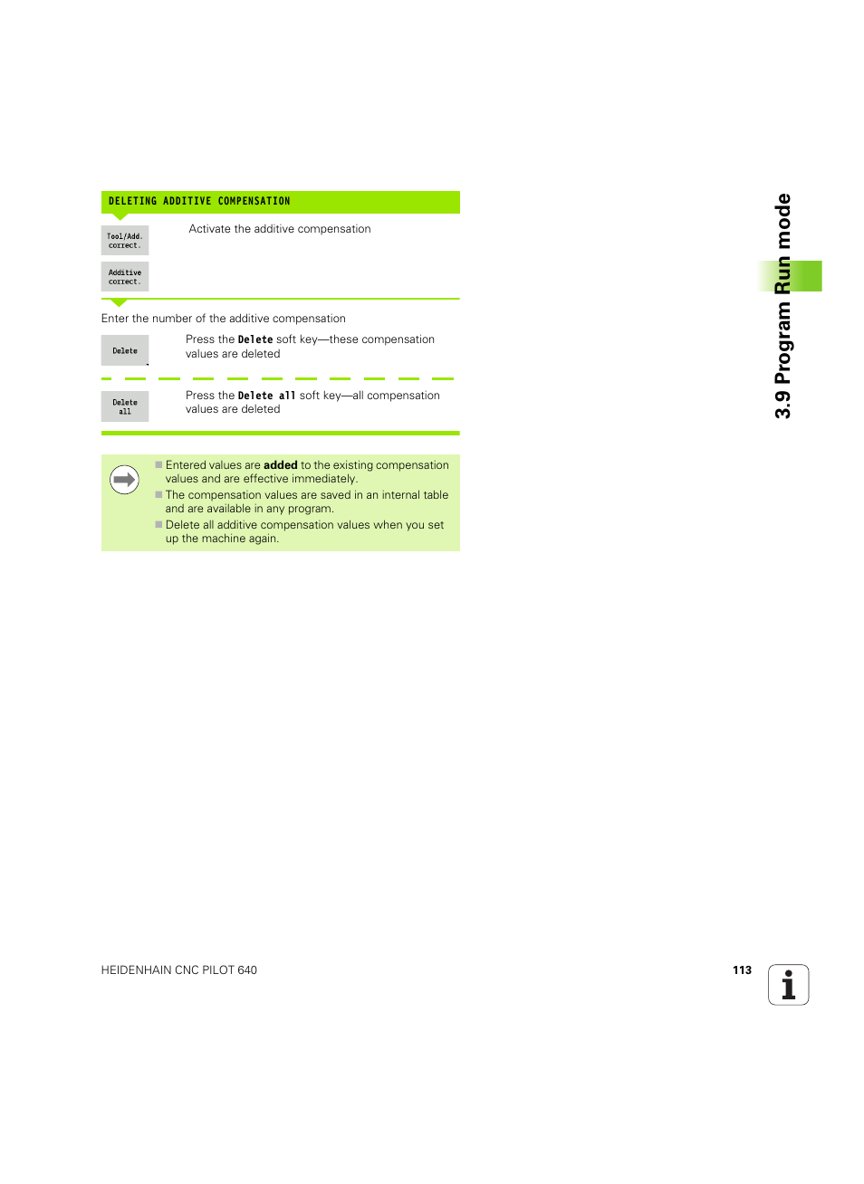 9 pr ogr am run mode | HEIDENHAIN SW 68894x-02 User Manual | Page 113 / 619