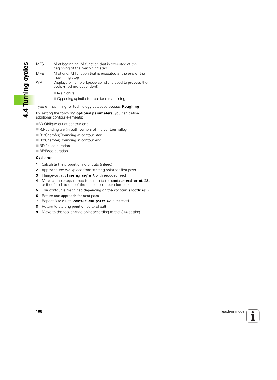 4 tu rn ing cy cles | HEIDENHAIN SW 68894x-02 User Manual | Page 168 / 619