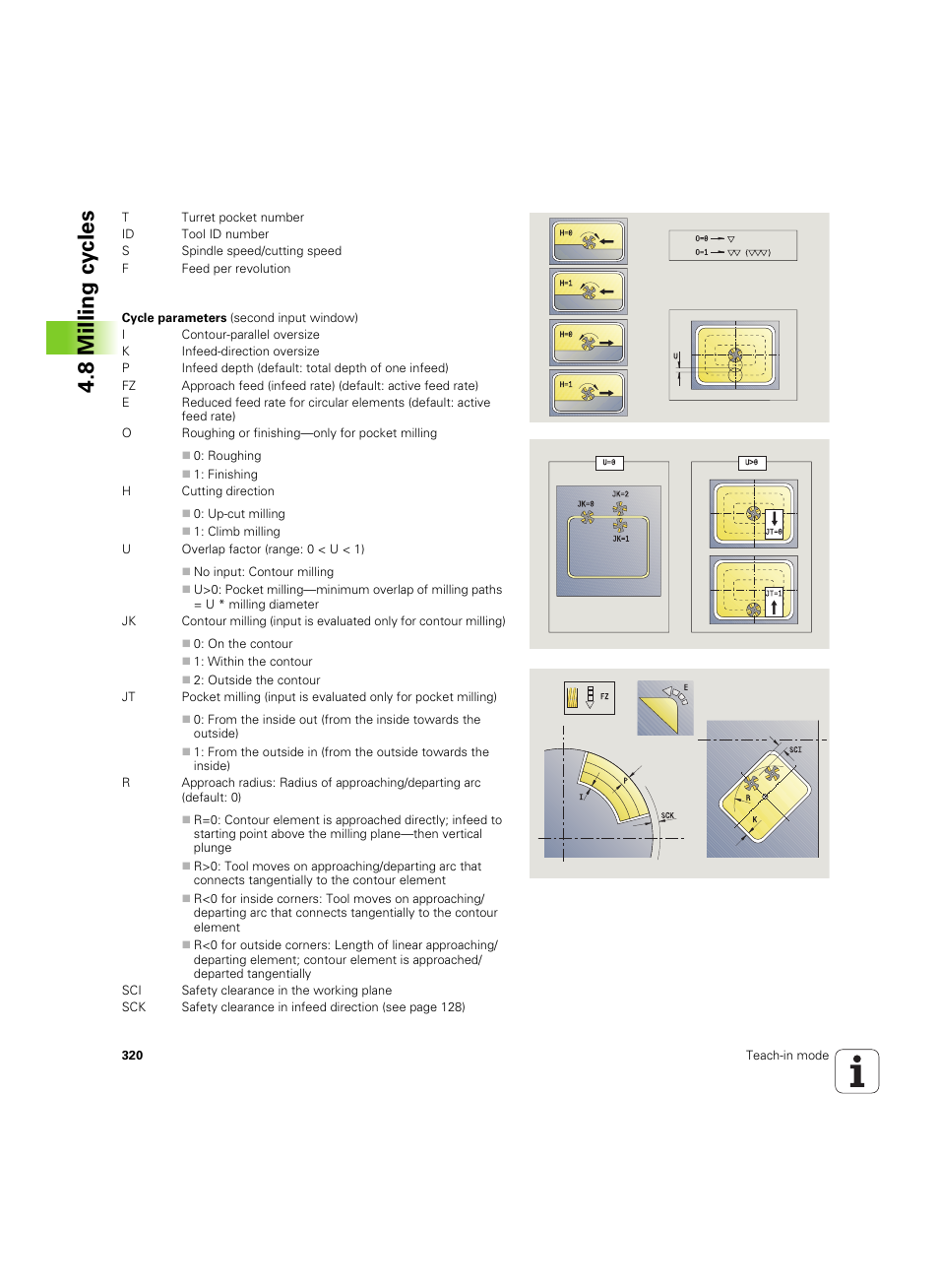 8 milling cy cles | HEIDENHAIN SW 68894x-02 User Manual | Page 320 / 619