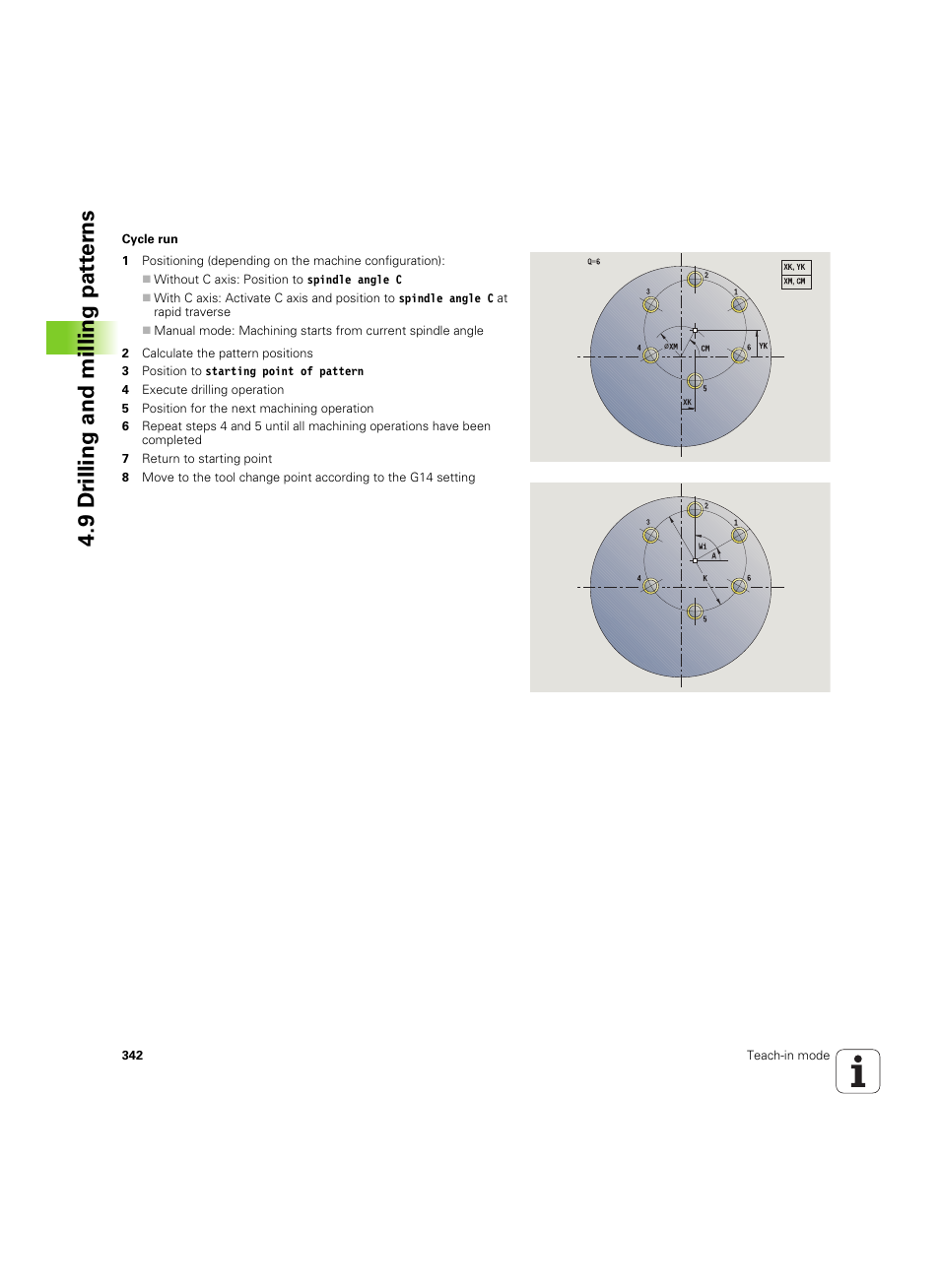 9 dr illing and milling pat ter ns | HEIDENHAIN SW 68894x-02 User Manual | Page 342 / 619