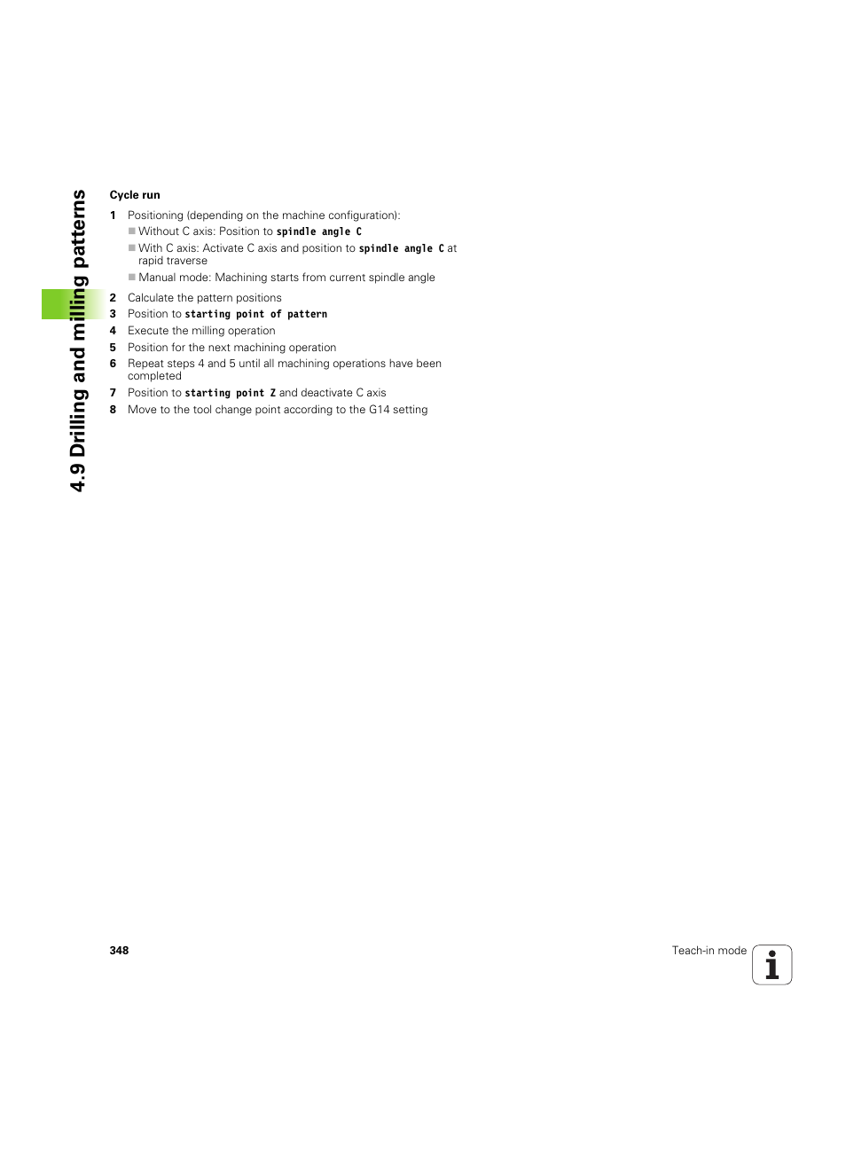 9 dr illing and milling pat ter ns | HEIDENHAIN SW 68894x-02 User Manual | Page 348 / 619