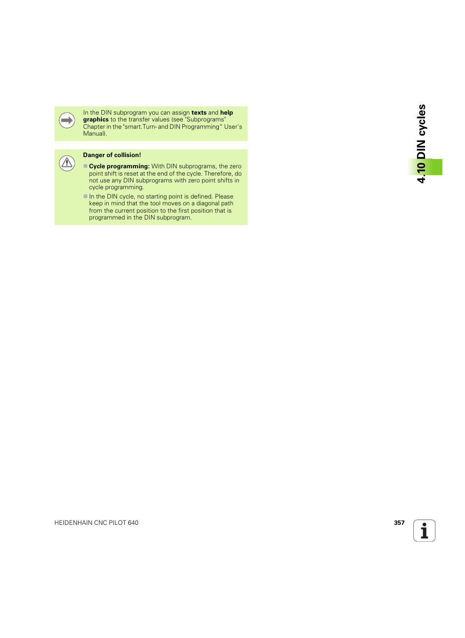 1 0 din cy cles | HEIDENHAIN SW 68894x-02 User Manual | Page 357 / 619